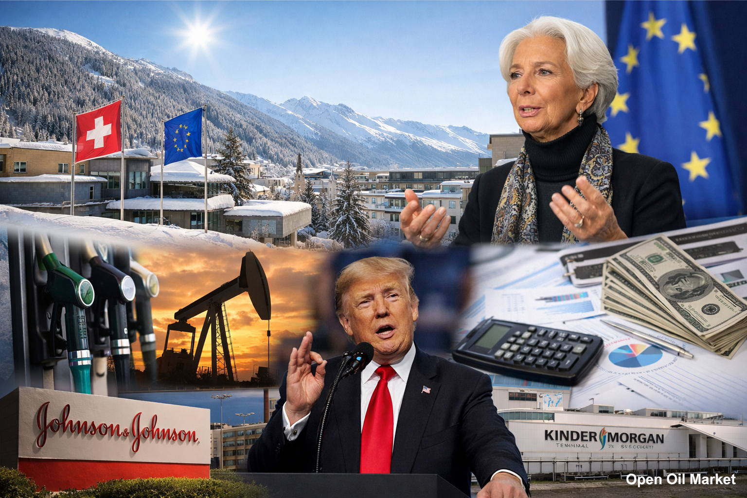 Eventos económicos e informes corporativos – miércoles, 21 de enero de 2026: CPI de Reino Unido, discurso de Lagarde, mercado del petróleo e informes de Johnson & Johnson