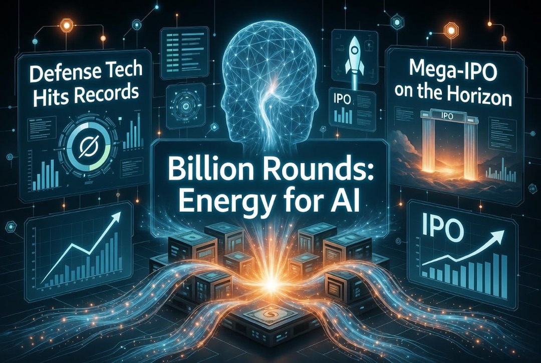 Noticias de startups e inversiones de capital de riesgo: viernes 7 de agosto de 2026 — rondas multimillonarias en energía para IA, récords en tecnologías de defensa y un megaIPO en el horizonte