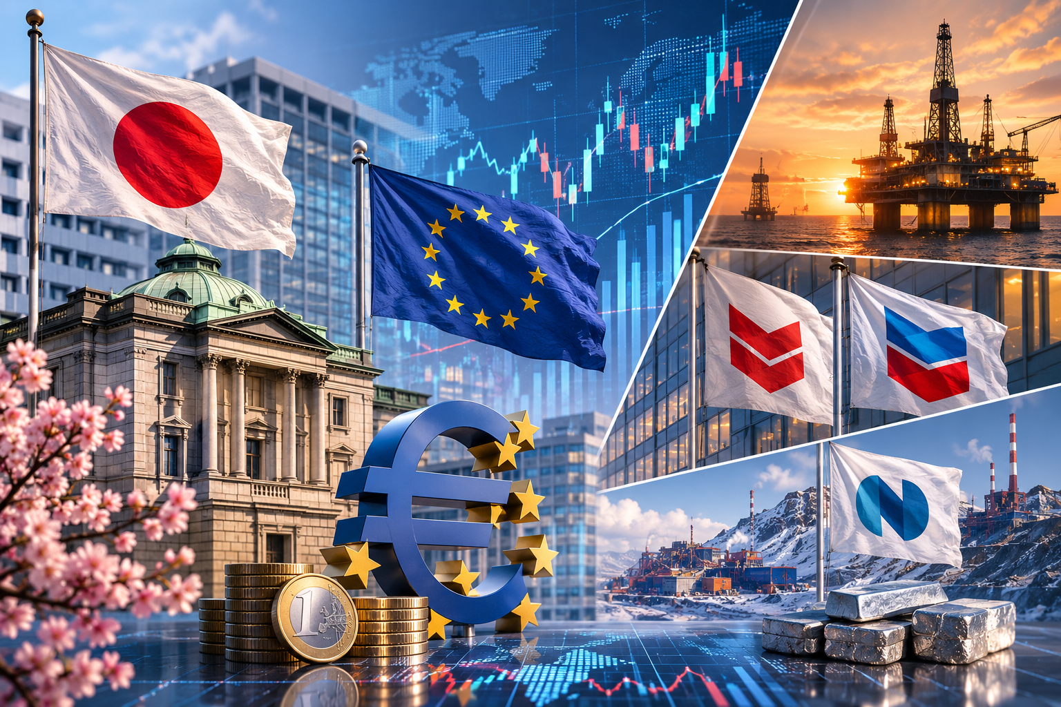 Eventos económicos e informes corporativos: viernes, 31 de julio de 2026 — decisión del Banco de Japón, inflación en la zona euro, informes de ExxonMobil, Chevron y Norilsk Nickel