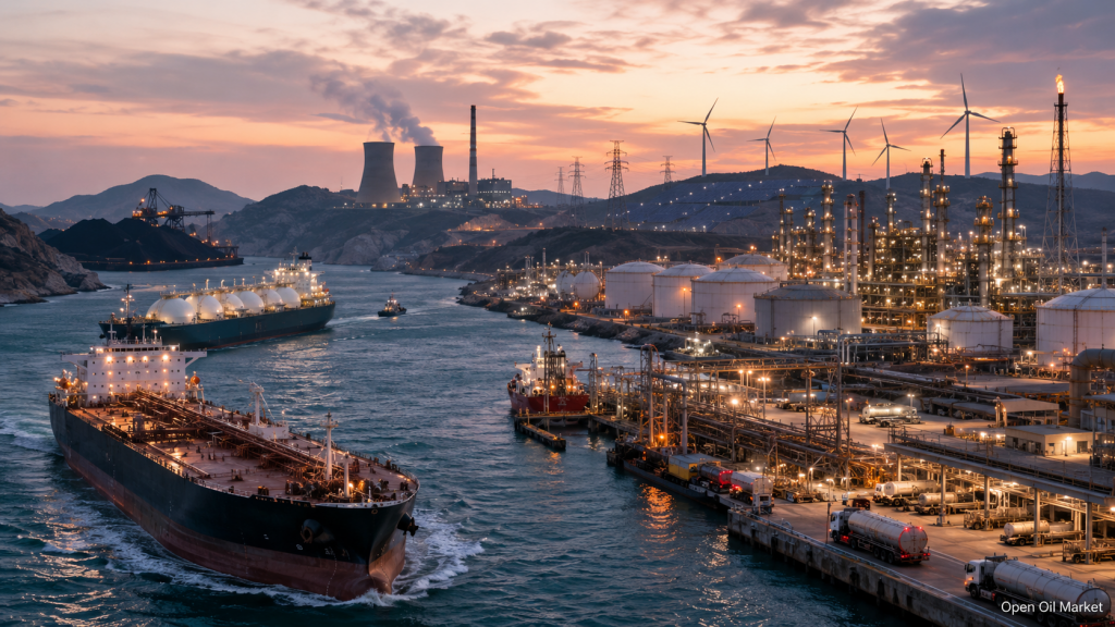 Mercado energético mundial 6 de junio de 2026: petróleo, GNL, refinerías, logística del carbón, electricidad y ER