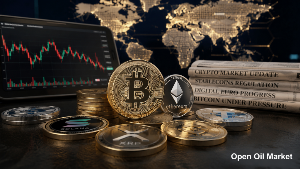 Noticias de criptomonedas 24 de junio de 2026: Bitcoin, Ethereum, stablecoins y euro digital en el contexto del mercado global de criptomonedas