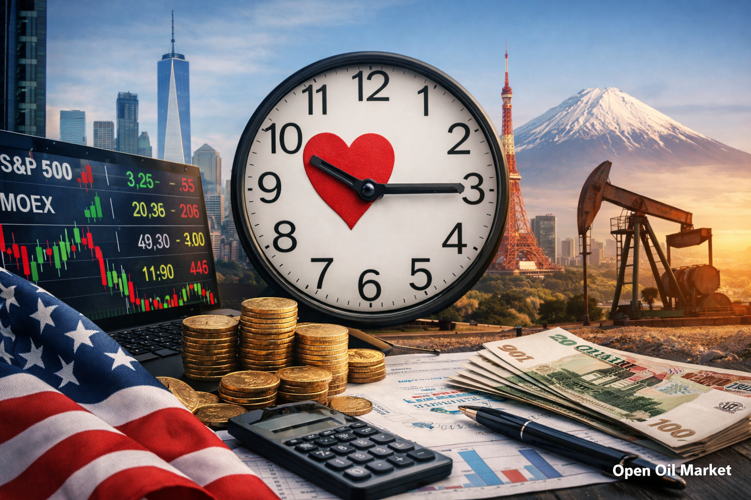 Eventos económicos e informes corporativos — sábado, 14 de febrero de 2026 Mercado global, S&P 500, Euro Stoxx 50, Nikkei 225, MOEX