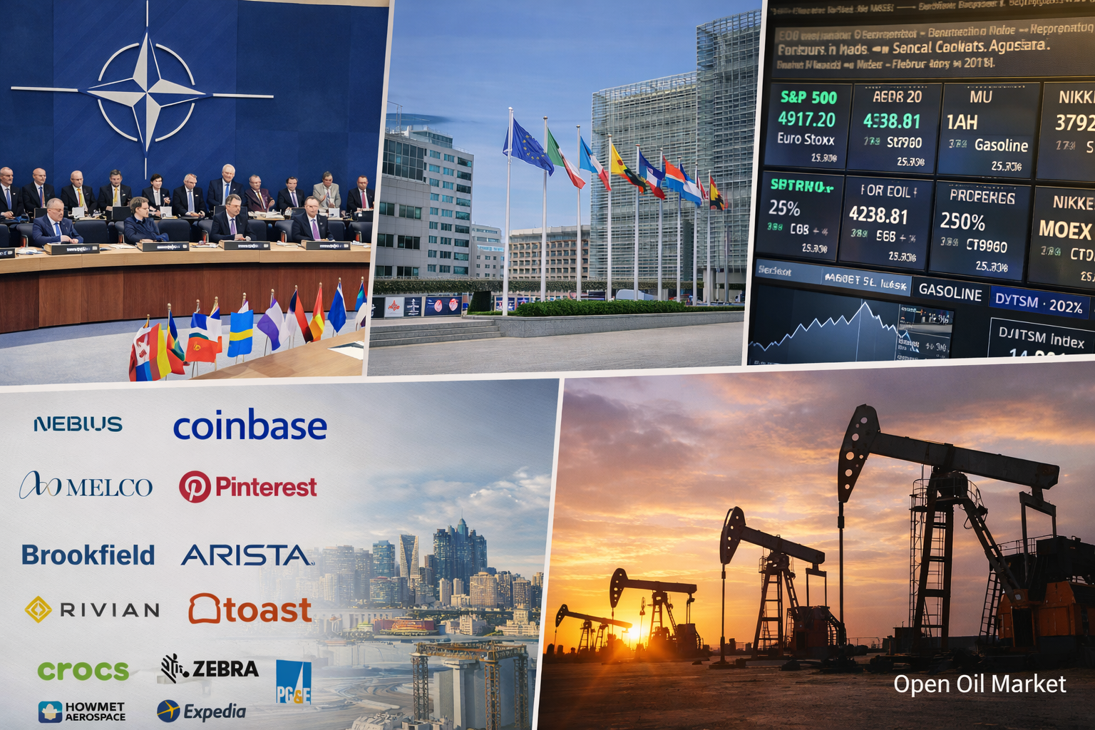 Eventos económicos e informes corporativos — jueves 12 de febrero de 2026: PIB del Reino Unido, datos de EE. UU., informe de la AIE