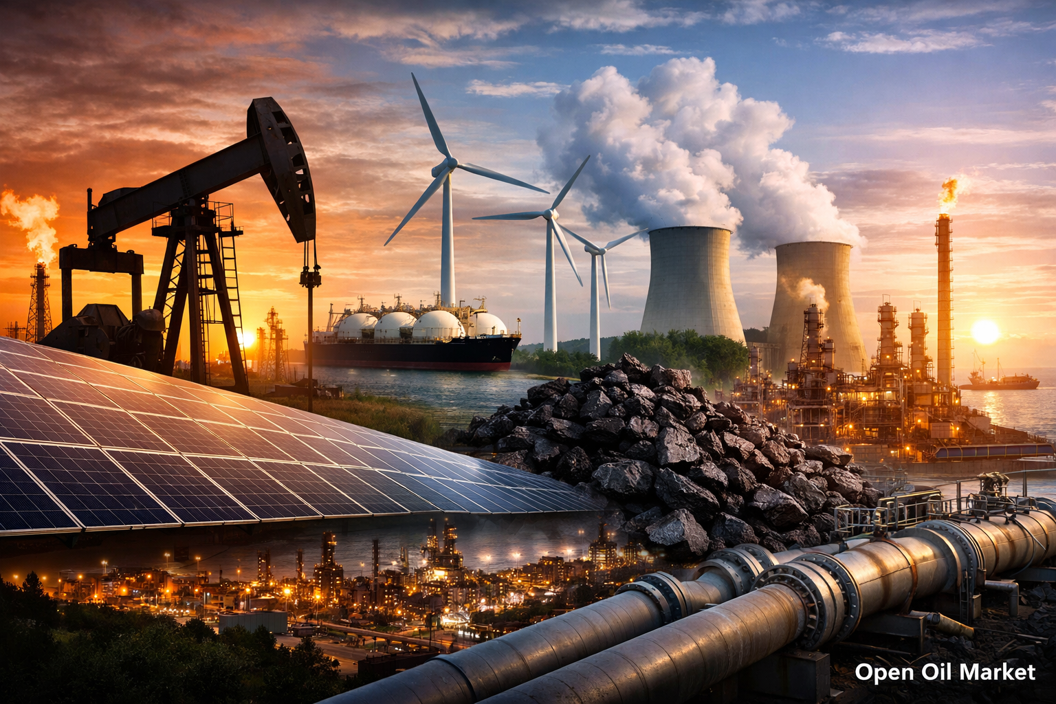 Mercados mundiales de energía y tendencias clave viernes, 26 de diciembre de 2025: petróleo, gas