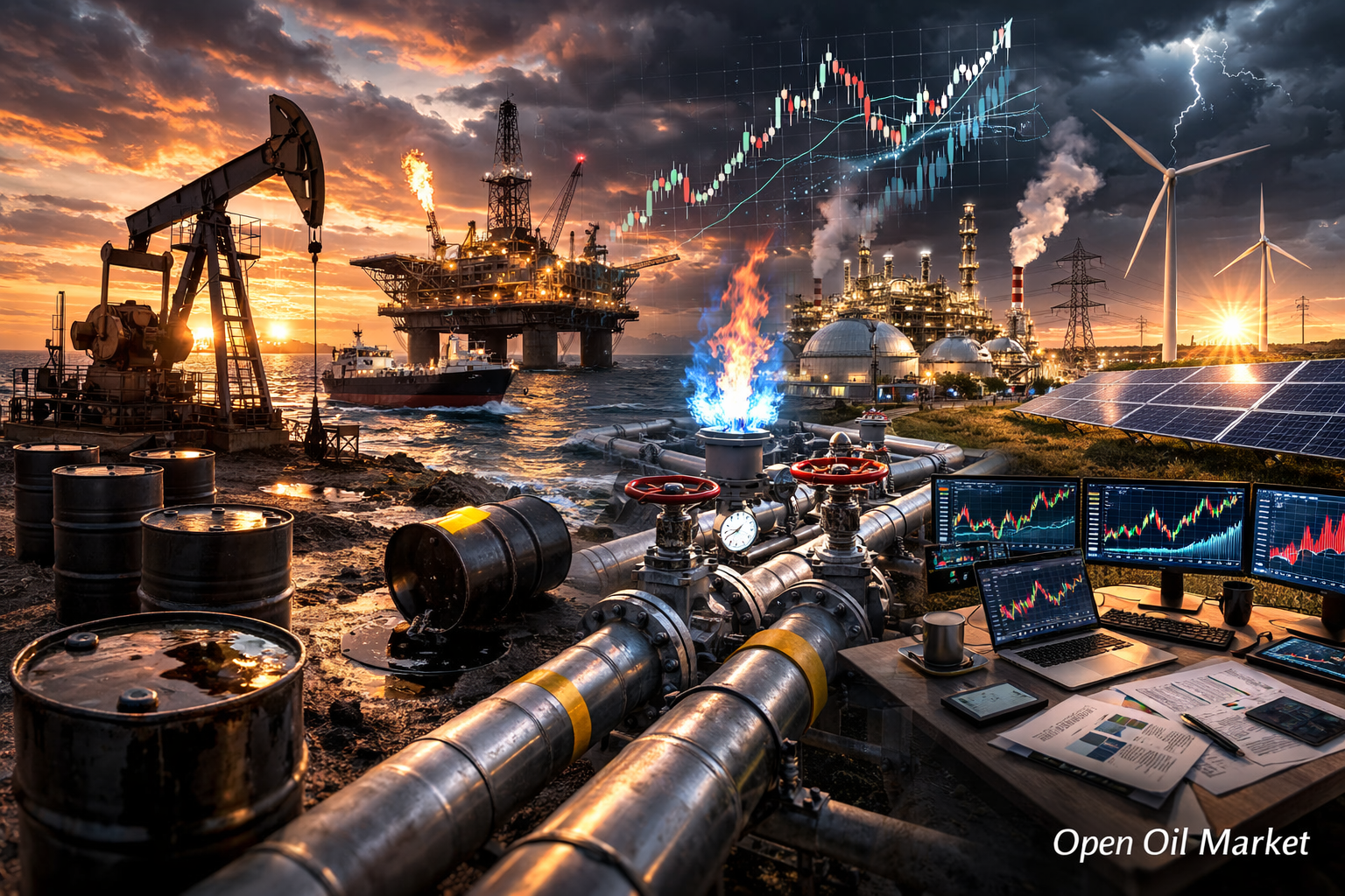 Noticias petróleo y energía — miércoles, 25 de febrero de 2026 | Petróleo Brent, gas, GNL, refinerías, energías renovables