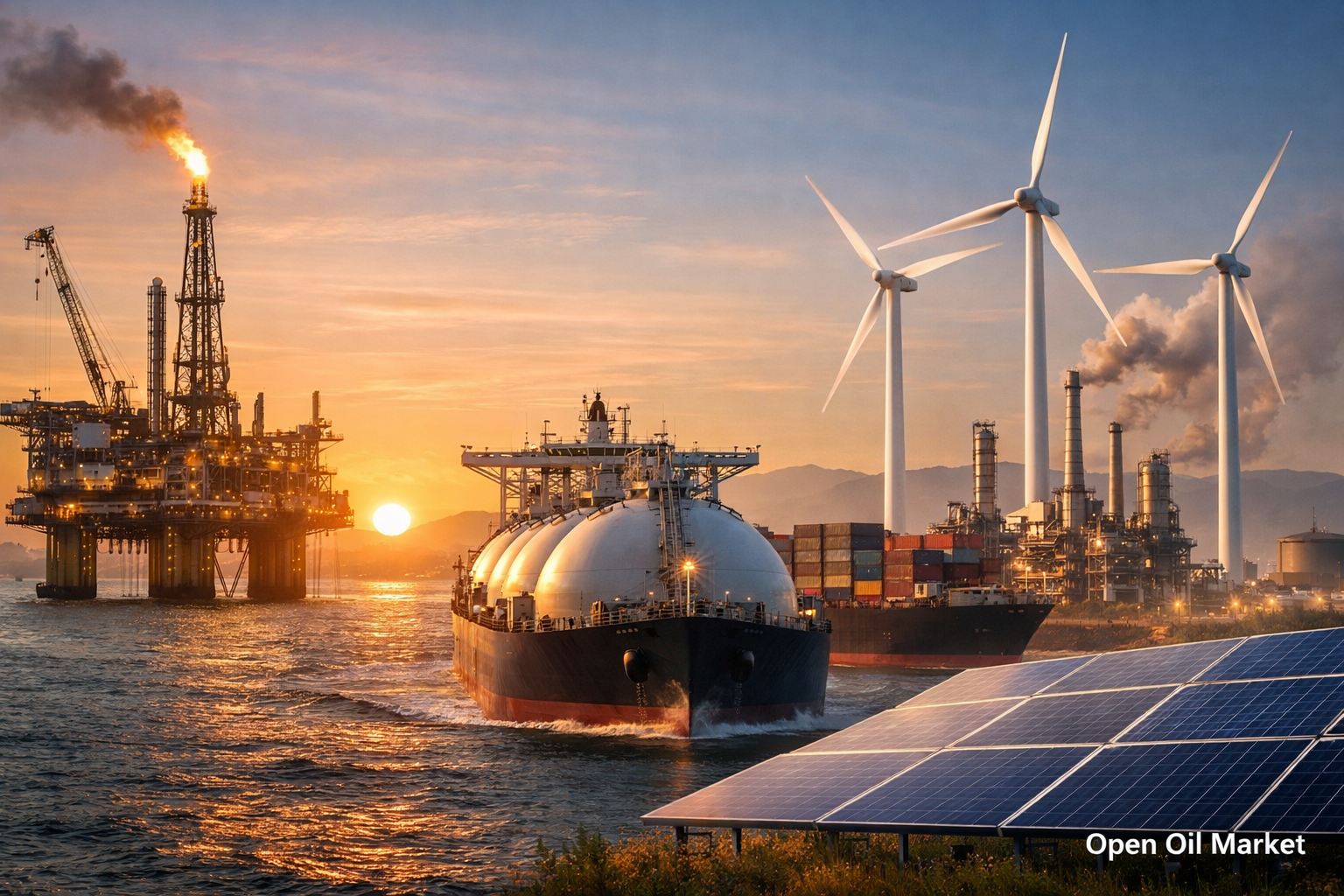 Noticias petróleo y gas y energía, martes, 30 de diciembre de 2025: exceso de petróleo y aceleración de la transición energética.