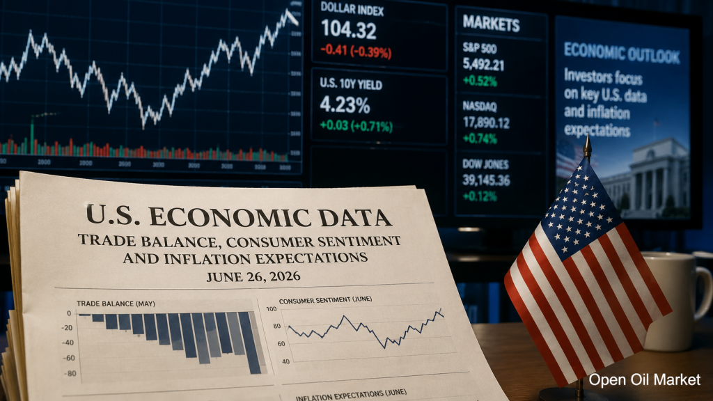 Datos macroeconómicos de EE. UU. e informes corporativos del 26 de junio de 2026 para inversores