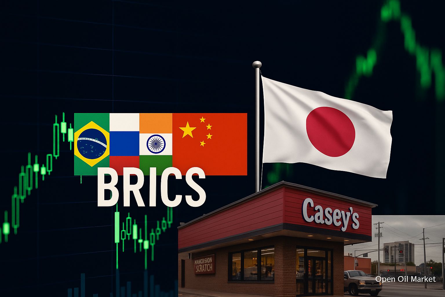 Noticias económicas 8 de septiembre de 2025 — cumbre de BRICS, PIB de Japón y reporte de Casey’s