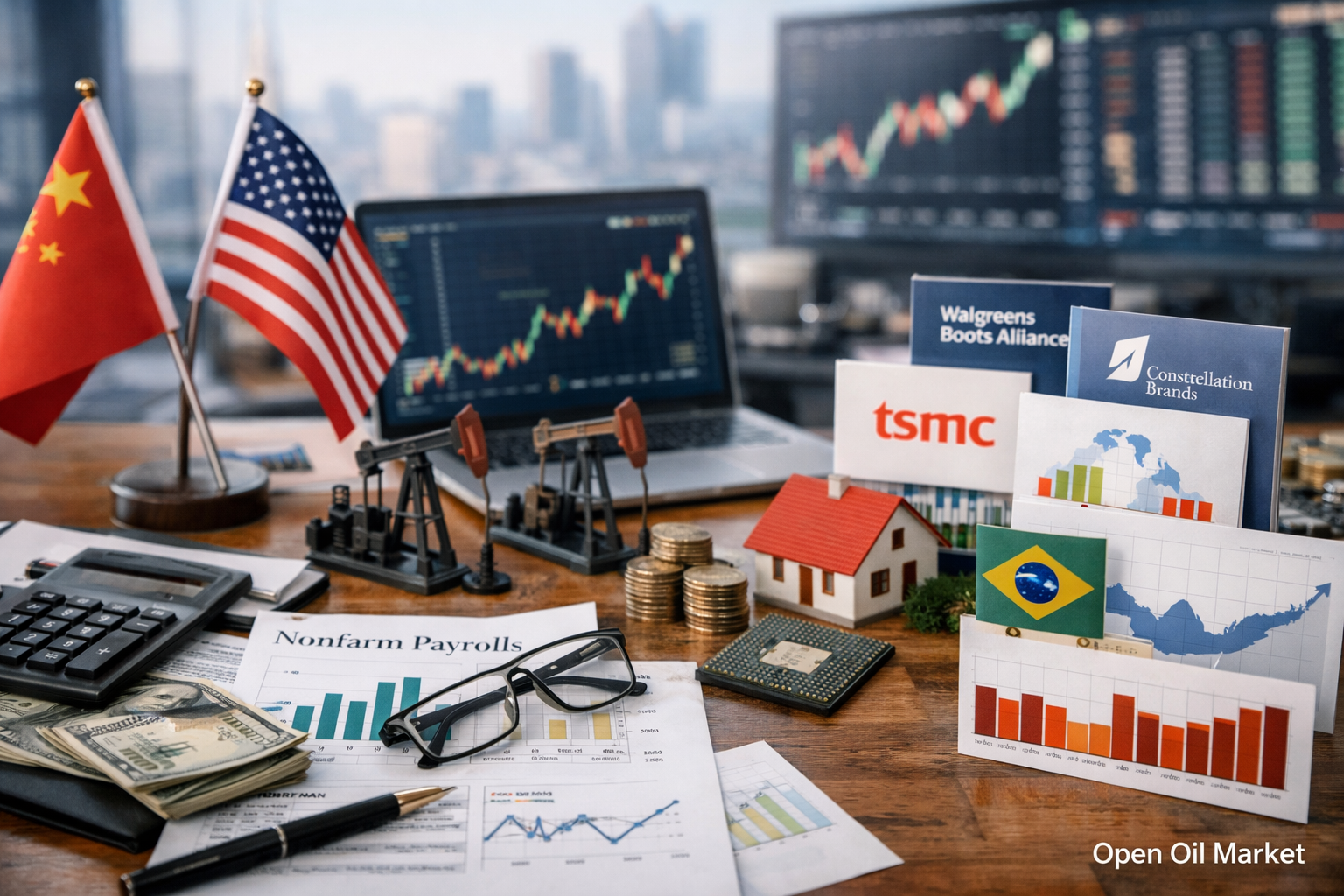 Eventos económicos e informes corporativos — viernes, 9 de enero de 2026 Nonfarm Payrolls de EE.UU., inflación de China y Alemania