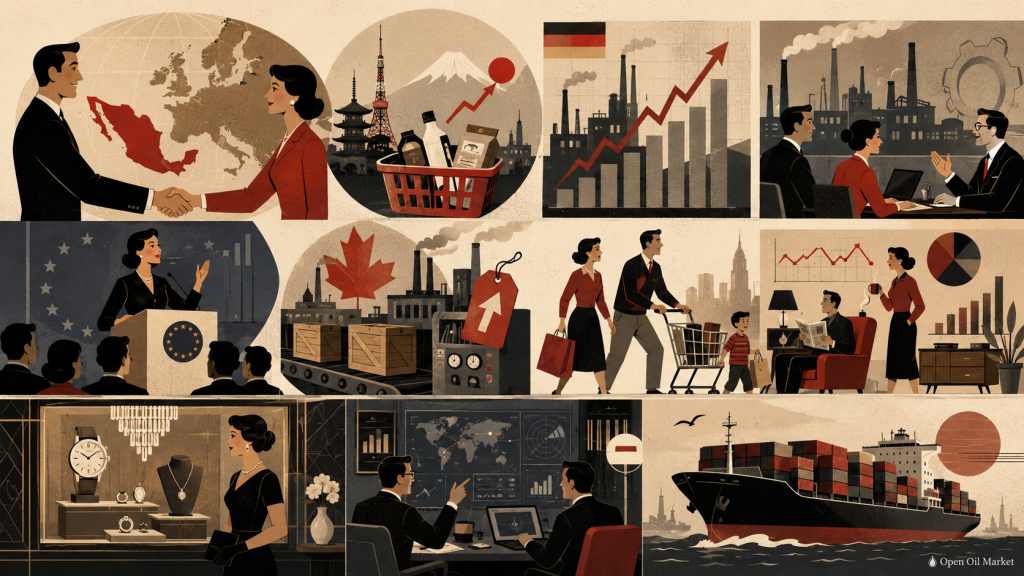 Eventos económicos globales del 22 de mayo de 2026: Japón, Alemania, BCE, Canadá, EE.UU. e informes de empresas públicas.