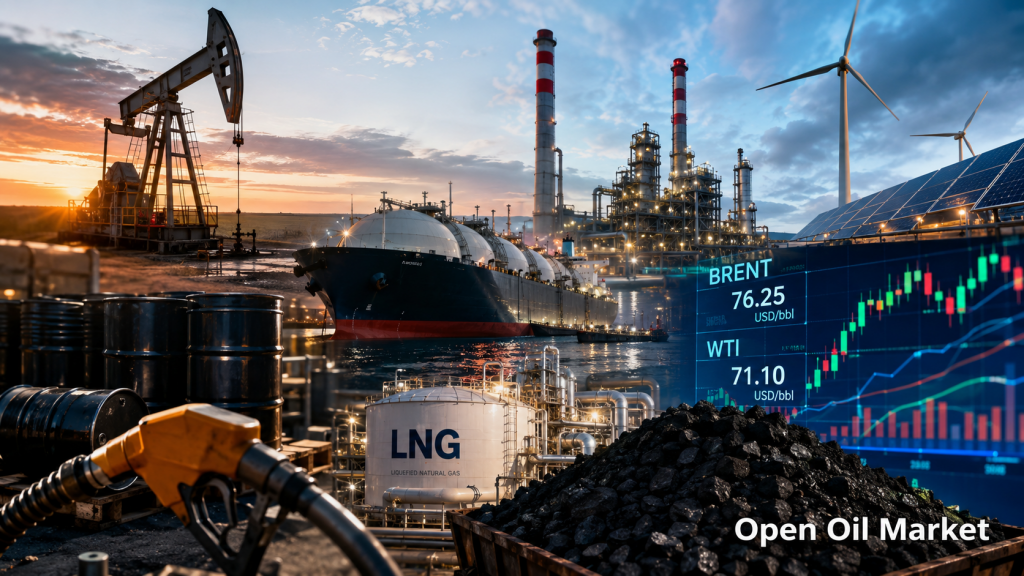 Noticias petróleo y energía 12 de julio de 2026 — diésel, refinerías, GNL y mercado mundial de petróleo.
