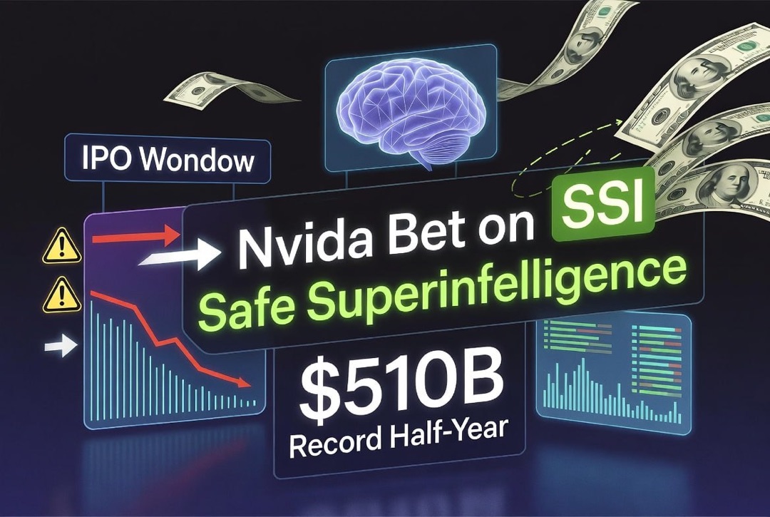 Noticias sobre startups y capital de riesgo — miércoles, 5 de agosto de 2026: apuesta de Nvidia por Safe Superintelligence, récord de $510 mil millones en el semestre y ventana IPO que se cierra.