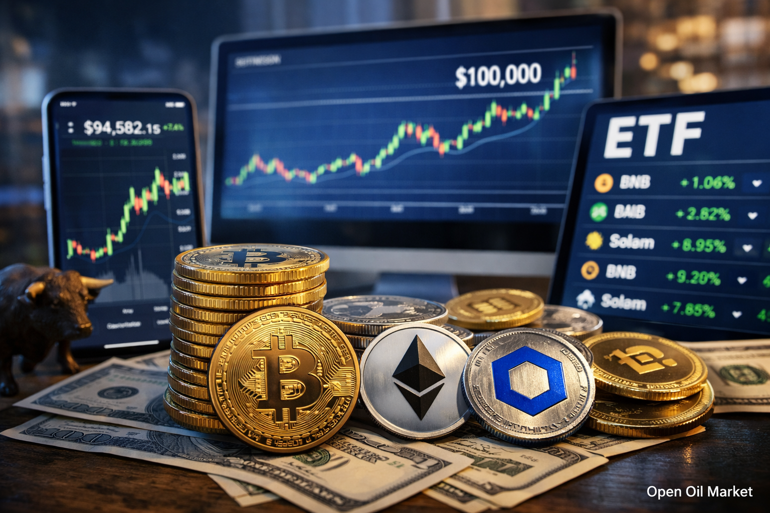 Noticias de criptomonedas 19 de enero de 2026 — Bitcoin a $100,000, rally de altcoins y ETF.