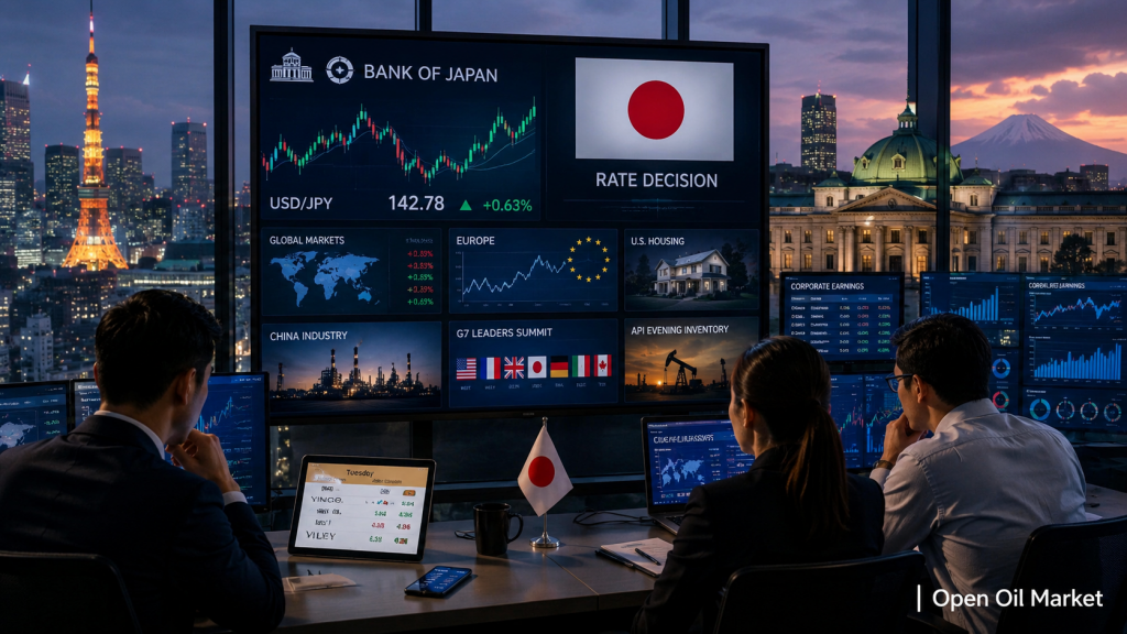 Eventos económicos e informes corporativos — martes, 16 de junio de 2026: tasa Banco de Japón, ZEW y API