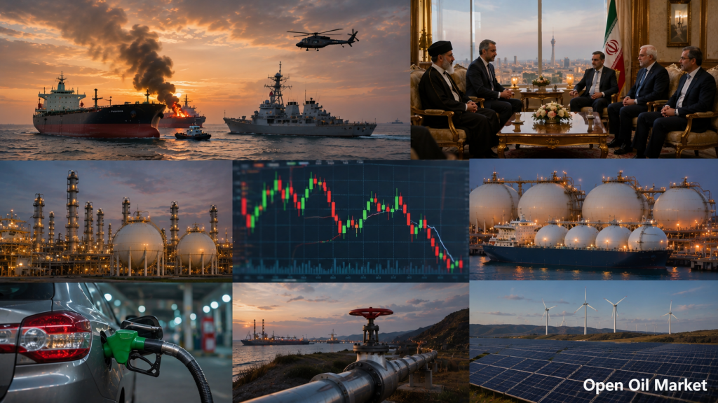 Noticias de petróleo y energía — lunes, 27 de julio de 2026: Brent, gas TTF, OPEP+, KTK, carbón y energías renovables