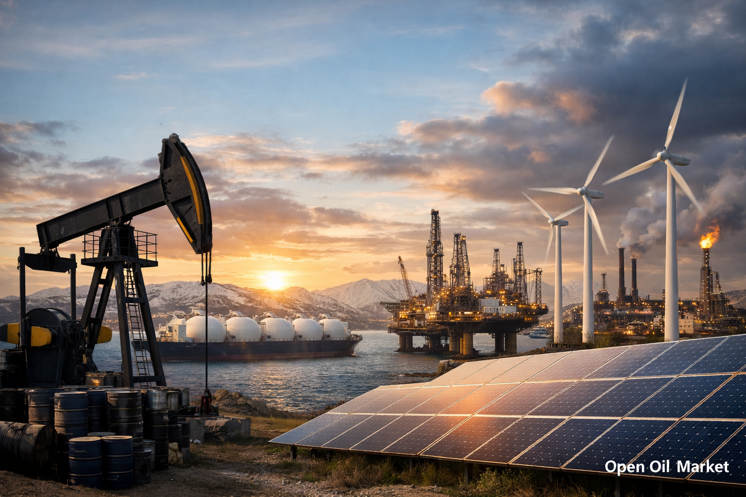 Noticias petróleo y gas y energía 18 de enero de 2026 — mercado mundial de TEC, petróleo, gas, ER y mercado energético.