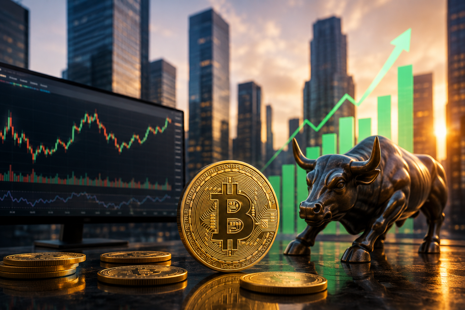 Noticias de criptomonedas: sábado, 1 de agosto de 2026 — el mercado finaliza el mejor mes del año, bitcoin se consolida en $64,000 después de la pausa de la Fed