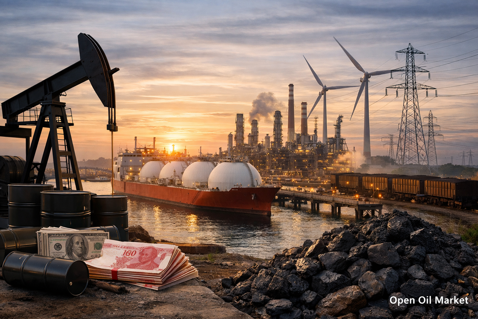 Complejo energético mundial: petróleo, gas, energía y energías renovables — 17 de enero de 2026