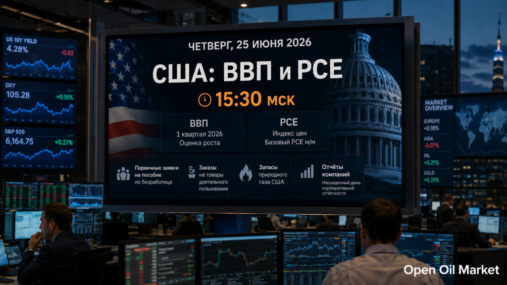 Eventos económicos e informes corporativos 25 de junio de 2026: PIB EE. UU., PCE, mercado laboral e informes de empresas